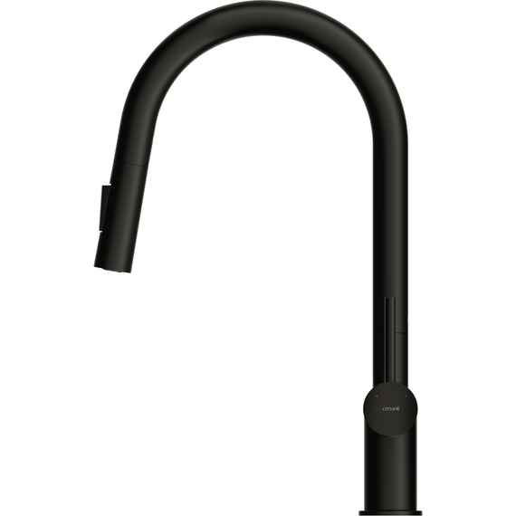 Смеситель для кухни Cersanit Brasko A68225, чёрный фото 6