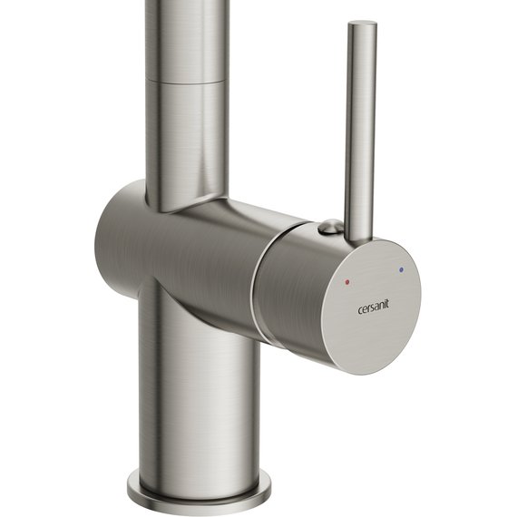 Смеситель для кухни Cersanit Brasko A68226, сатин фото 3
