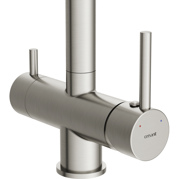 Смеситель для кухни Cersanit Crea A68224, сатин фото 3