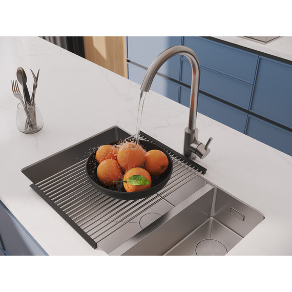 Смеситель для кухни Cersanit Como A68242, сатин фото 12