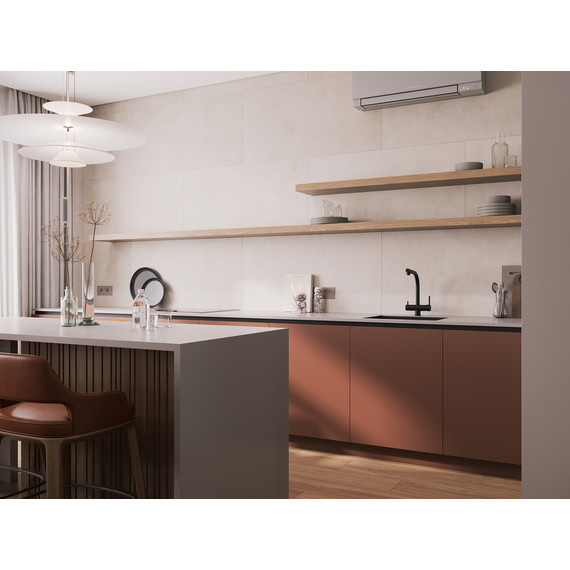 Смеситель для кухни Cersanit Crea A68223, чёрный фото 7