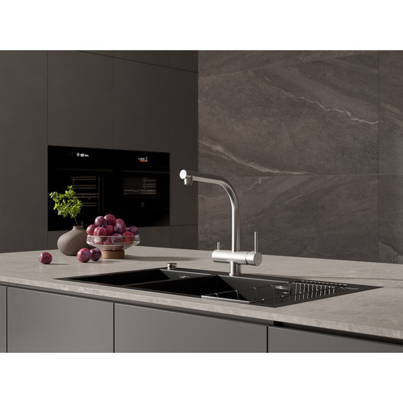 Смеситель для кухни Cersanit Crea A68224, сатин фото 9