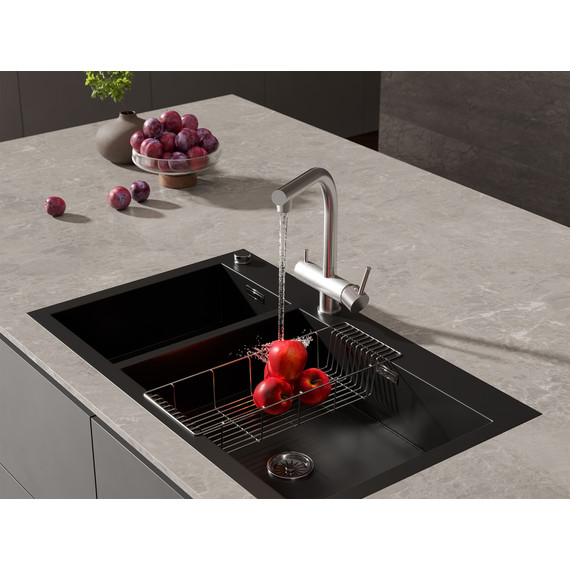 Смеситель для кухни Cersanit Crea A68224, сатин фото 12