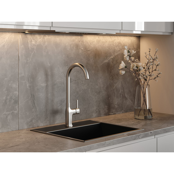 Смеситель для кухни Cersanit Elio A68260, сатин фото 8