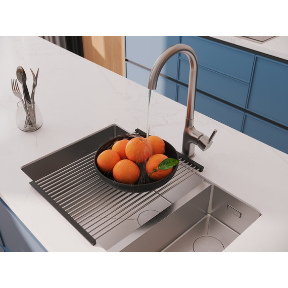 Смеситель для кухни Cersanit Elio A68260, сатин фото 12