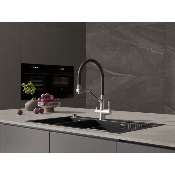 Смеситель для кухни Cersanit Vivo A64837, сатин фото 10