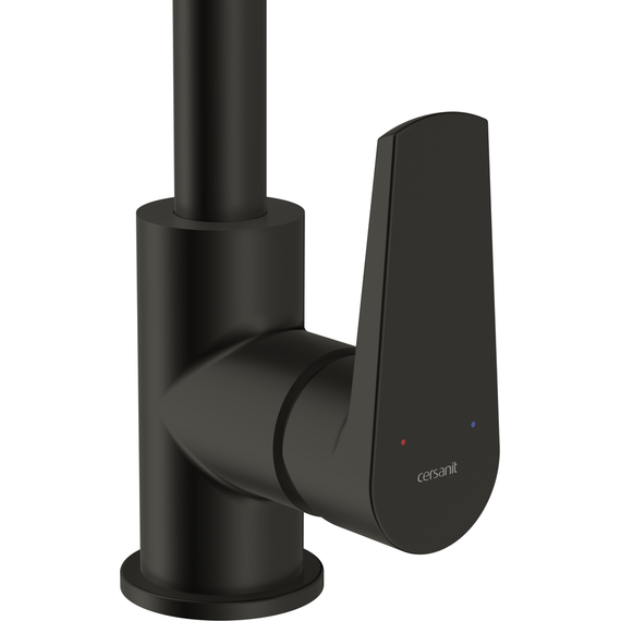 Смеситель для кухни Cersanit Moduo A68221, чёрный фото 3