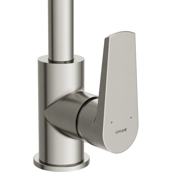 Смеситель для кухни Cersanit Moduo A68222, сатин фото 3