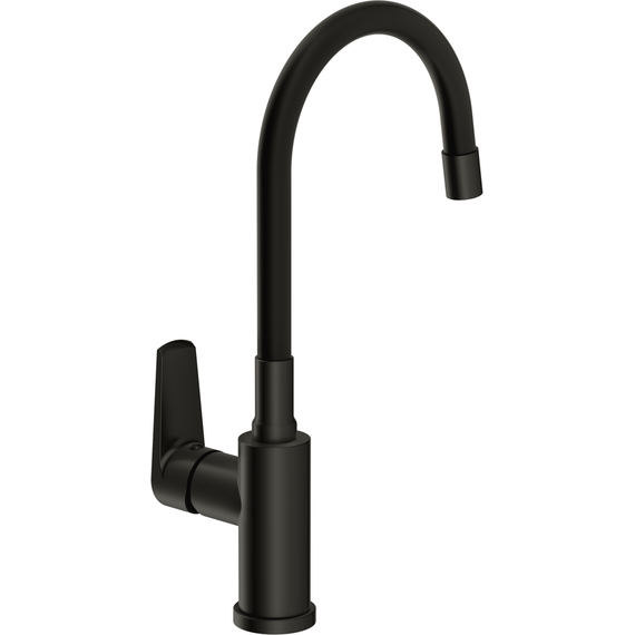 Смеситель для кухни Cersanit Moduo A68230, чёрный фото 5