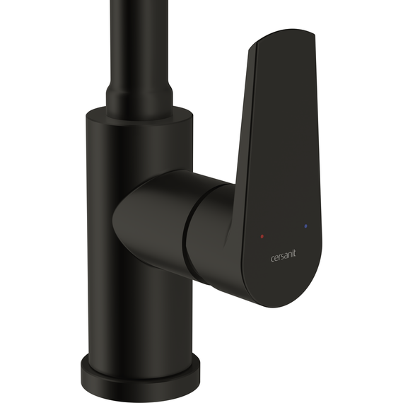 Смеситель для кухни Cersanit Moduo A68230, чёрный фото 3