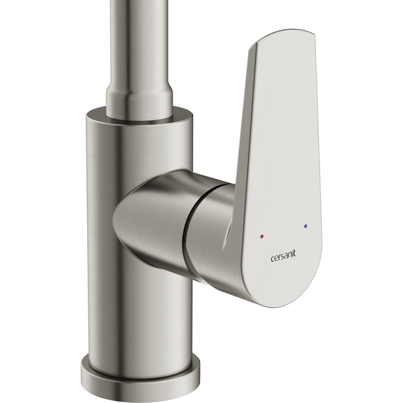 Смеситель для кухни Cersanit Moduo A68231, сатин фото 3