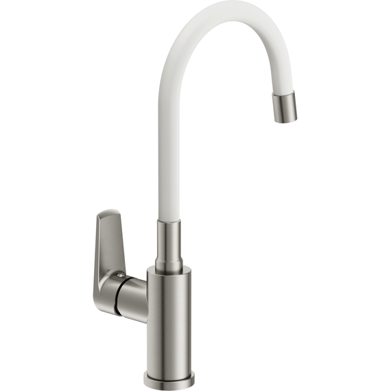 Смеситель для кухни Cersanit Moduo A68232, белый фото 5