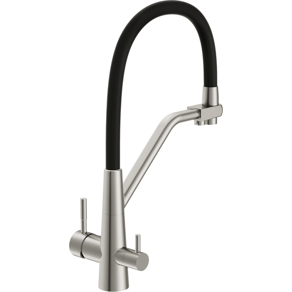 Смеситель для кухни Cersanit Vivo A64837, сатин фото 5