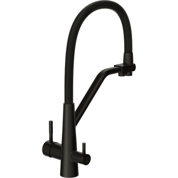 Смеситель для кухни Cersanit Vivo A68218, чёрный фото 5