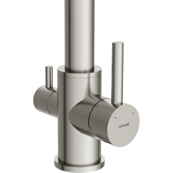 Смеситель для кухни Cersanit Zen A68259, сатин фото 3
