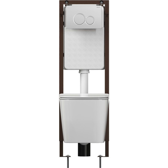 Инсталляция для подвесного унитаза Sole (узкая 360 мм) - 6 Инсталляция для подвесного унитаза Sole (узкая 360 мм) фото 6