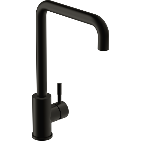 Смеситель для кухни Cersanit Como A68246, чёрный фото 2