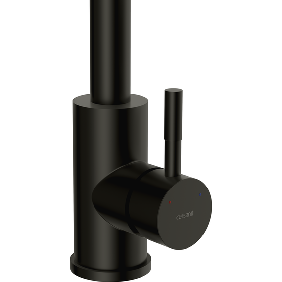 Смеситель для кухни Cersanit Como A68246, чёрный фото 3