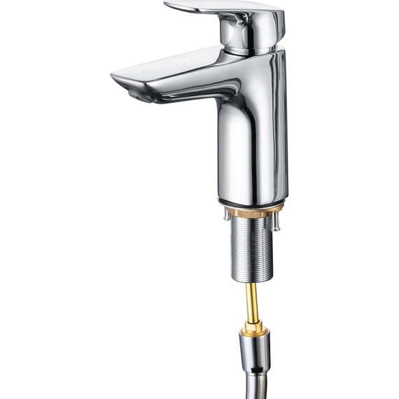 Смеситель для раковины с лейкой для биде Aquatek Вега AQ1012CR, Цвет производителя: хром фото 2