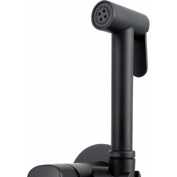 Набор для гигиенического душа Aquatek Вега AQ1019MB, чёрный матовый - 4 Набор для гигиенического душа Aquatek Вега AQ1019MB, чёрный матовый фото 4