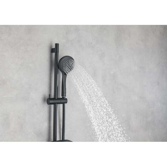 Набор смесителей 3 в 1 для душа Aquatek Вега AQ1076MB, чёрный матовый, Цвет производителя: чёрный матовый - 9 Набор смесителей 3 в 1 для душа Aquatek Вега AQ1076MB, чёрный матовый, Цвет производителя: чёрный матовый фото 9