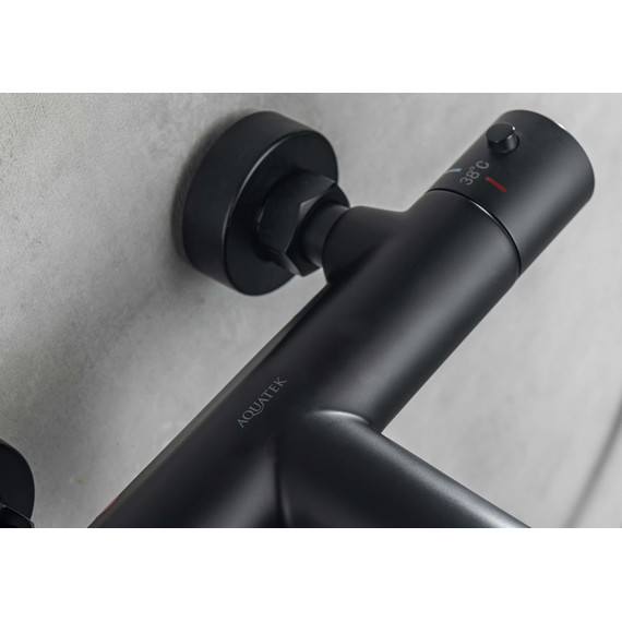 Смеситель для ванны Aquatek Вега AQ1043MB, чёрный матовый, Цвет производителя: чёрный матовый фото 4