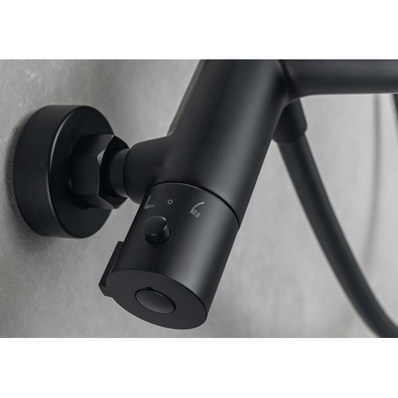 Смеситель для ванны Aquatek Вега AQ1043MB, чёрный матовый, Цвет производителя: чёрный матовый фото 9