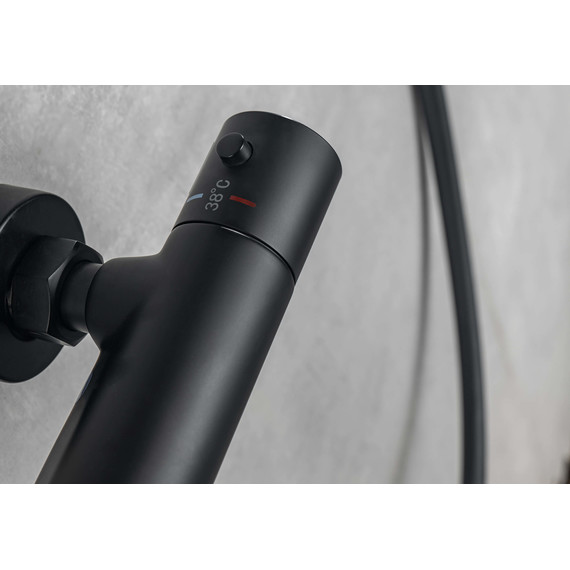 Смеситель для ванны Aquatek Вега AQ1043MB, чёрный матовый, Цвет производителя: чёрный матовый фото 11