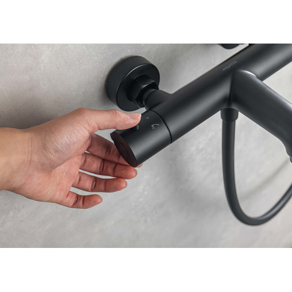 Смеситель для ванны Aquatek Вега AQ1043MB, чёрный матовый, Цвет производителя: чёрный матовый фото 15