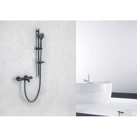 Смеситель для ванны Aquatek Вега AQ1043MB, чёрный матовый, Цвет производителя: чёрный матовый фото 17