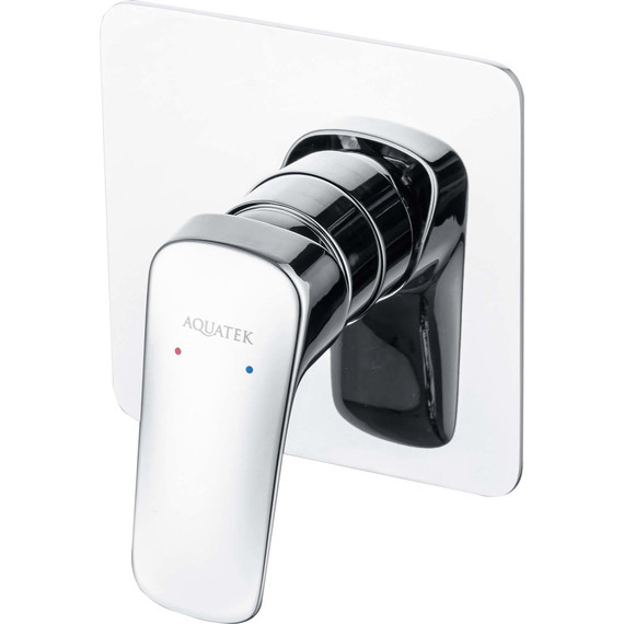 Смеситель для душа Aquatek Вега AQ1066CR (со скрытой частью), Цвет производителя: хром фото 2