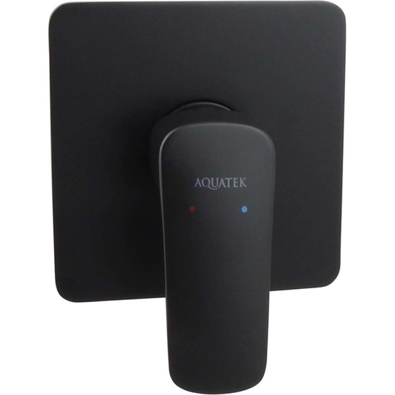 Набор смесителей 3 в 1 для душа Aquatek Вега AQ1076MB, чёрный матовый, Цвет производителя: чёрный матовый - 2 Набор смесителей 3 в 1 для душа Aquatek Вега AQ1076MB, чёрный матовый, Цвет производителя: чёрный матовый фото 2