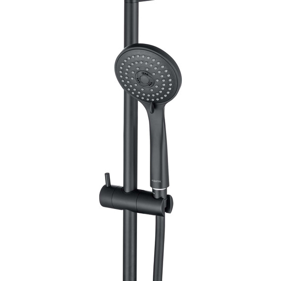 Набор смесителей 3 в 1 для душа Aquatek Вега AQ1076MB, чёрный матовый, Цвет производителя: чёрный матовый - 4 Набор смесителей 3 в 1 для душа Aquatek Вега AQ1076MB, чёрный матовый, Цвет производителя: чёрный матовый фото 4