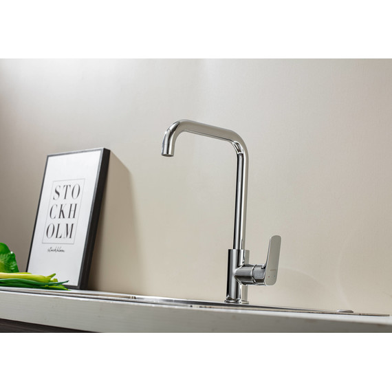 Смеситель для кухни Aquatek Вега AQ1081CR, Цвет производителя: хром фото 4