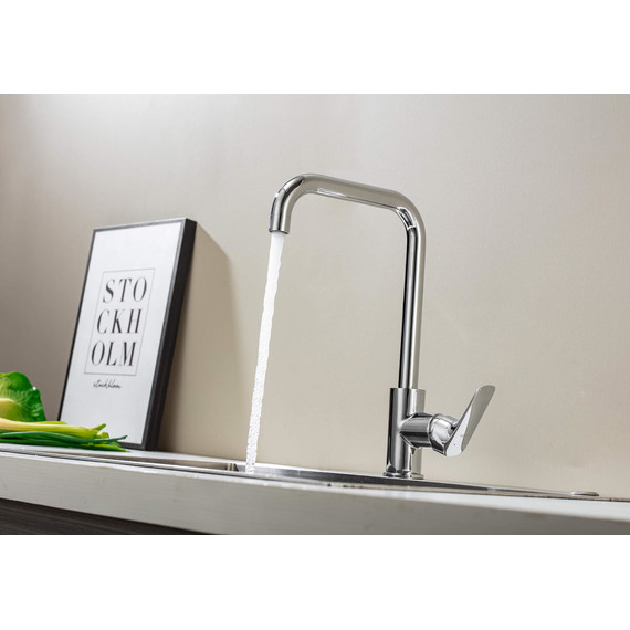 Смеситель для кухни Aquatek Вега AQ1081CR, Цвет производителя: хром фото 6