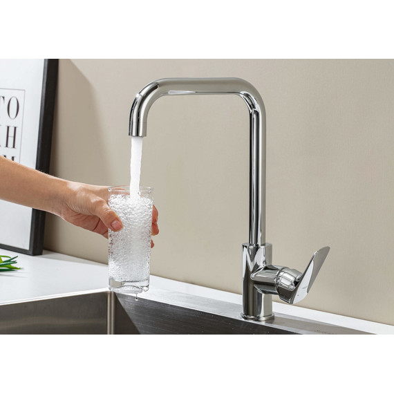 Смеситель для кухни Aquatek Вега AQ1081CR, Цвет производителя: хром фото 7