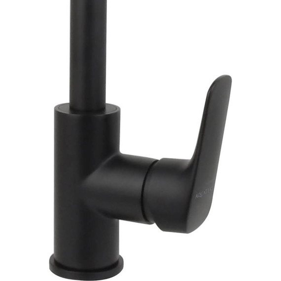 Смеситель для кухни Aquatek Вега AQ1082MB, чёрный матовый, Цвет производителя: чёрный матовый фото 2