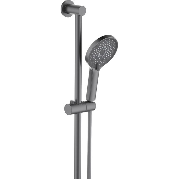 Смеситель для ванны Aquatek Лугано AQ1748BGM (с душевым гарнитуром) оружейная сталь фото 2