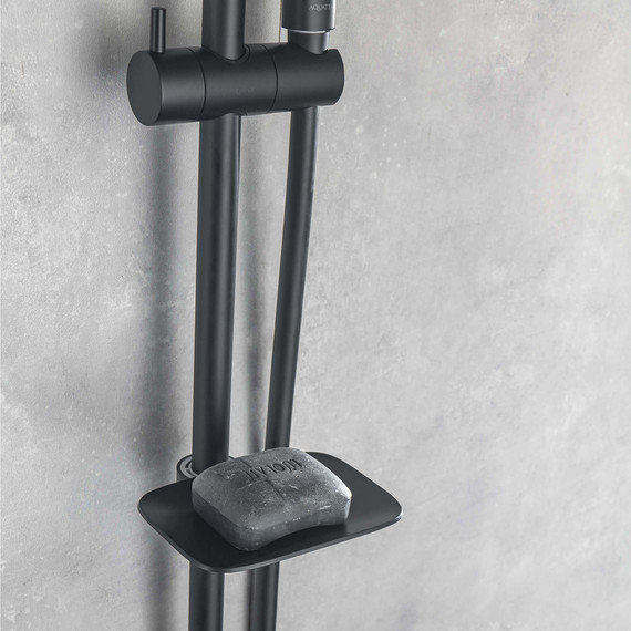 Набор смесителей 3 в 1 для душа Aquatek Вега AQ1076MB, чёрный матовый, Цвет производителя: чёрный матовый - 13 Набор смесителей 3 в 1 для душа Aquatek Вега AQ1076MB, чёрный матовый, Цвет производителя: чёрный матовый фото 13