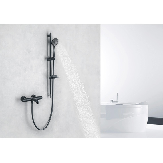 Душевой гарнитур Aquatek Вега AQ2011MB, чёрный матовый - 5 Душевой гарнитур Aquatek Вега AQ2011MB, чёрный матовый фото 5