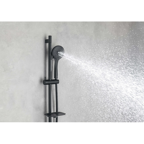 Душевой гарнитур Aquatek Вега AQ2011MB, чёрный матовый - 12 Душевой гарнитур Aquatek Вега AQ2011MB, чёрный матовый фото 12