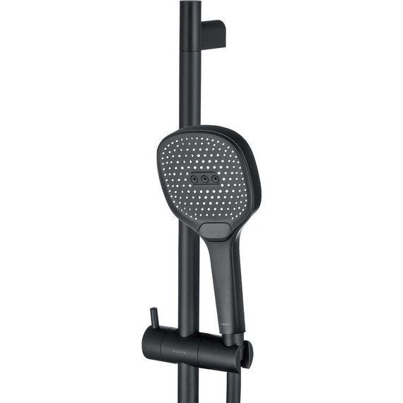 Душевой гарнитур Aquatek Вега AQ2021MB, чёрный матовый фото 3