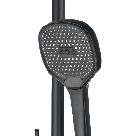 Душевой гарнитур Aquatek Вега AQ2021MB, чёрный матовый фото 4