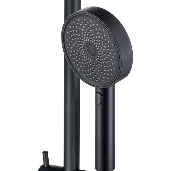 Душевой гарнитур Aquatek Вега AQ2031MB, чёрный матовый - 4 Душевой гарнитур Aquatek Вега AQ2031MB, чёрный матовый фото 4