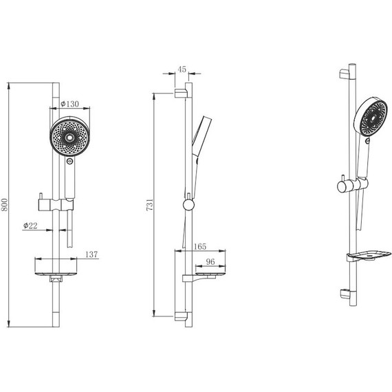 Душевой гарнитур Aquatek Вега AQ2031MB, чёрный матовый - 6 Душевой гарнитур Aquatek Вега AQ2031MB, чёрный матовый фото 6