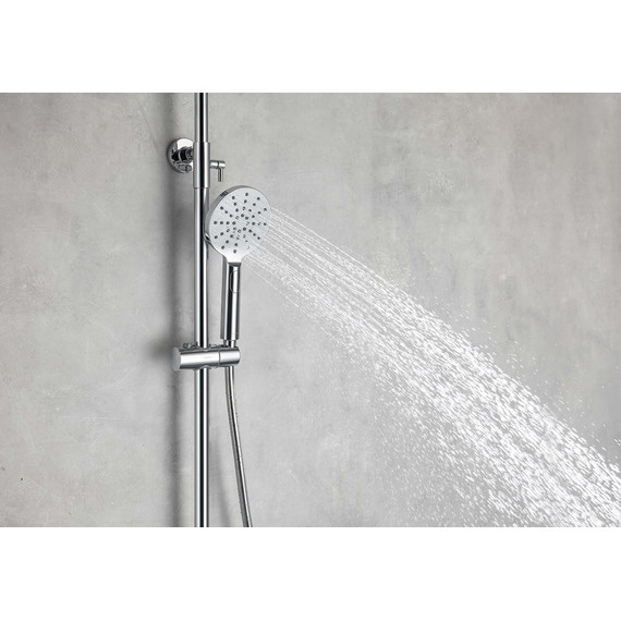 Душевая стойка Aquatek Вега AQ2040CR, Цвет производителя: хром - 6 Душевая стойка Aquatek Вега AQ2040CR, Цвет производителя: хром фото 6