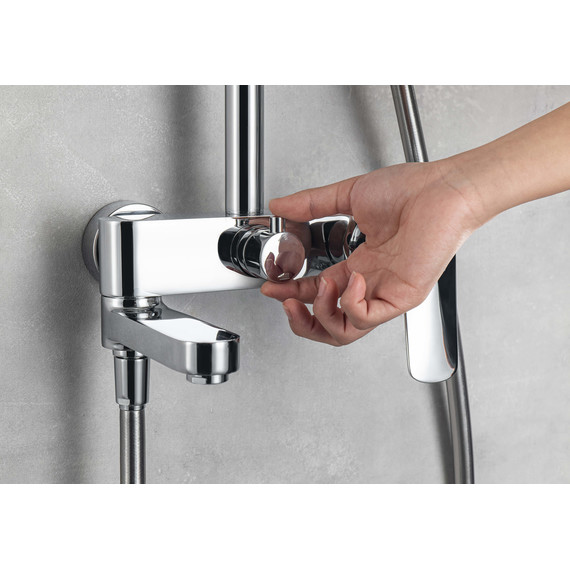 Душевая стойка Aquatek Вега AQ2040CR, Цвет производителя: хром - 8 Душевая стойка Aquatek Вега AQ2040CR, Цвет производителя: хром фото 8