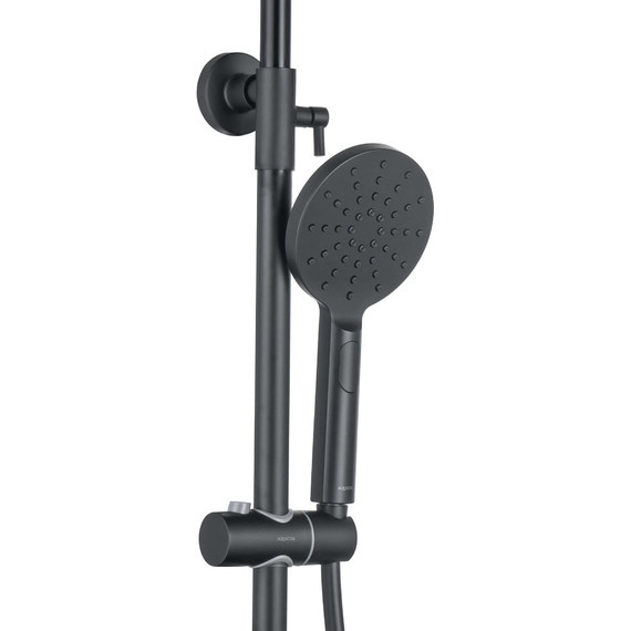 Душевая стойка Aquatek Вега AQ2040MB, чёрный матовый, Цвет производителя: чёрный матовый - 4 Душевая стойка Aquatek Вега AQ2040MB, чёрный матовый, Цвет производителя: чёрный матовый фото 4