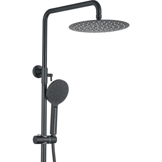 Душевая стойка Aquatek Вега AQ2040MB, чёрный матовый, Цвет производителя: чёрный матовый - 5 Душевая стойка Aquatek Вега AQ2040MB, чёрный матовый, Цвет производителя: чёрный матовый фото 5