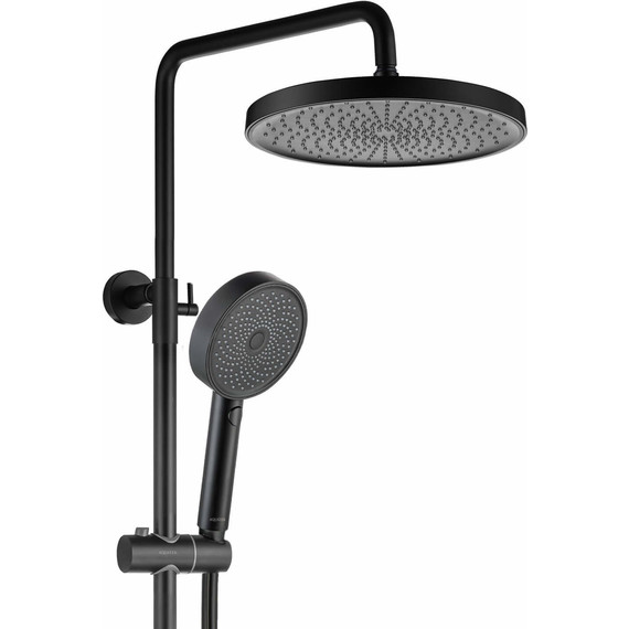 Душевая стойка Aquatek Вега AQ2043MB, чёрный матовый, Цвет производителя: чёрный матовый - 2 Душевая стойка Aquatek Вега AQ2043MB, чёрный матовый, Цвет производителя: чёрный матовый фото 2